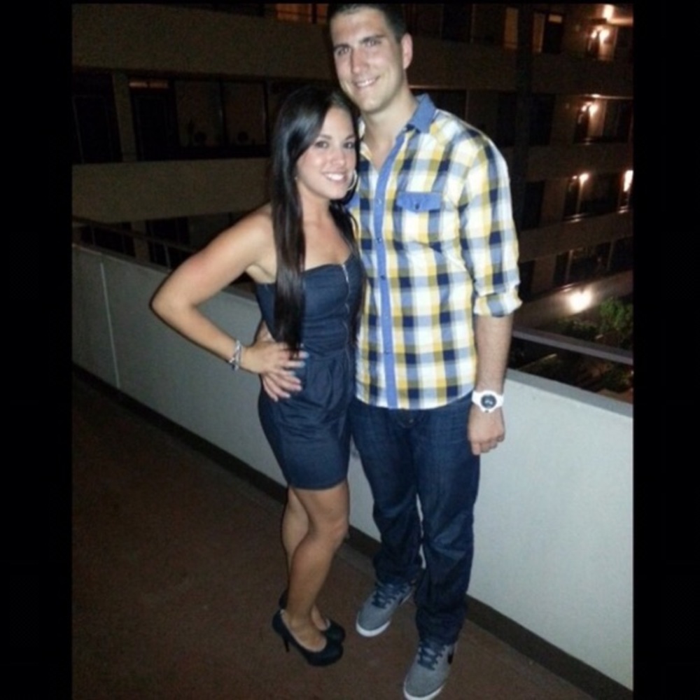 Steel Blue Mini Dress